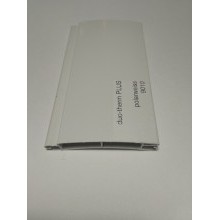 Двухкамерный профиль из пластика duo-therm PLUS, 47x9mm, полярный белый 9010