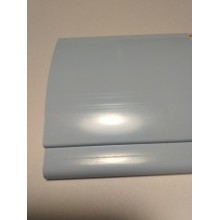 Шестикамерный профиль из пластика двояковыпуклый aqua-therm,  58x14mm, голубая вода 5010